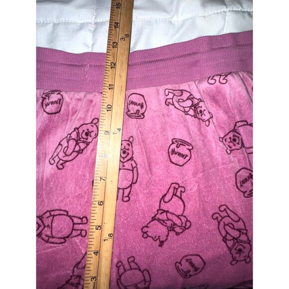 Disney Winnie The Pooh Plush Soft Loungewear Matching Pajama Set Large - Picture 10 of 11